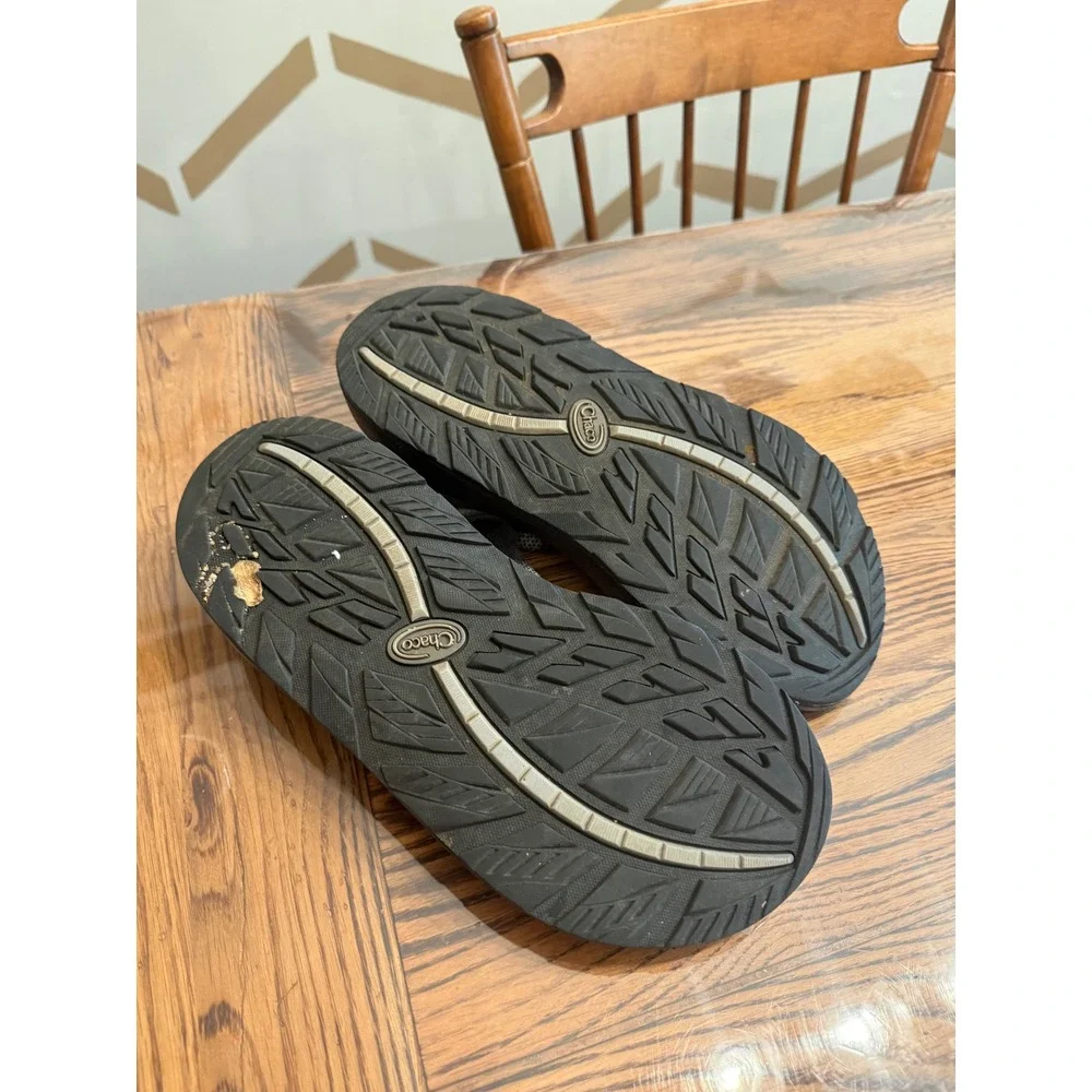 Chaco Z1 Classic Sandal Mens Size 10 Black Grey Strappy Hiking Sport Shoes